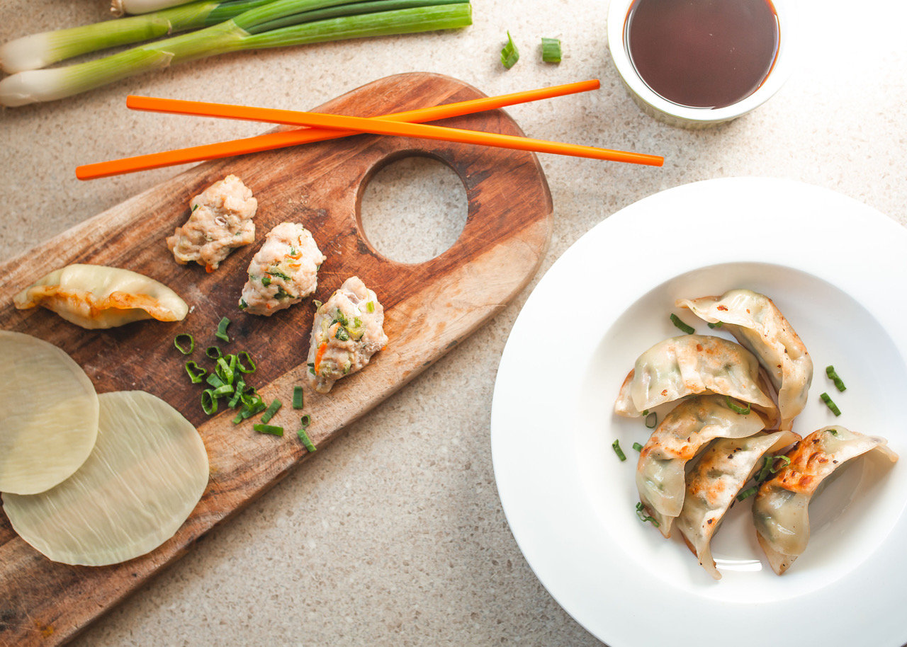 Keto Pot Stickers Cheese Folios